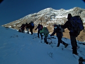 Invernale in Cima Camplano dal Passo-Monte di Zambla il 25 gennaio 2012